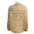 Load image into Gallery viewer, Brunello Cucinelli Beige Multi Sequined Chunky Knit Cardigan Sweater
