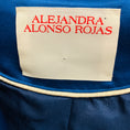 Load image into Gallery viewer, Alejandra Alonso Rojas Abel Blue Silk Blazer Jacket
