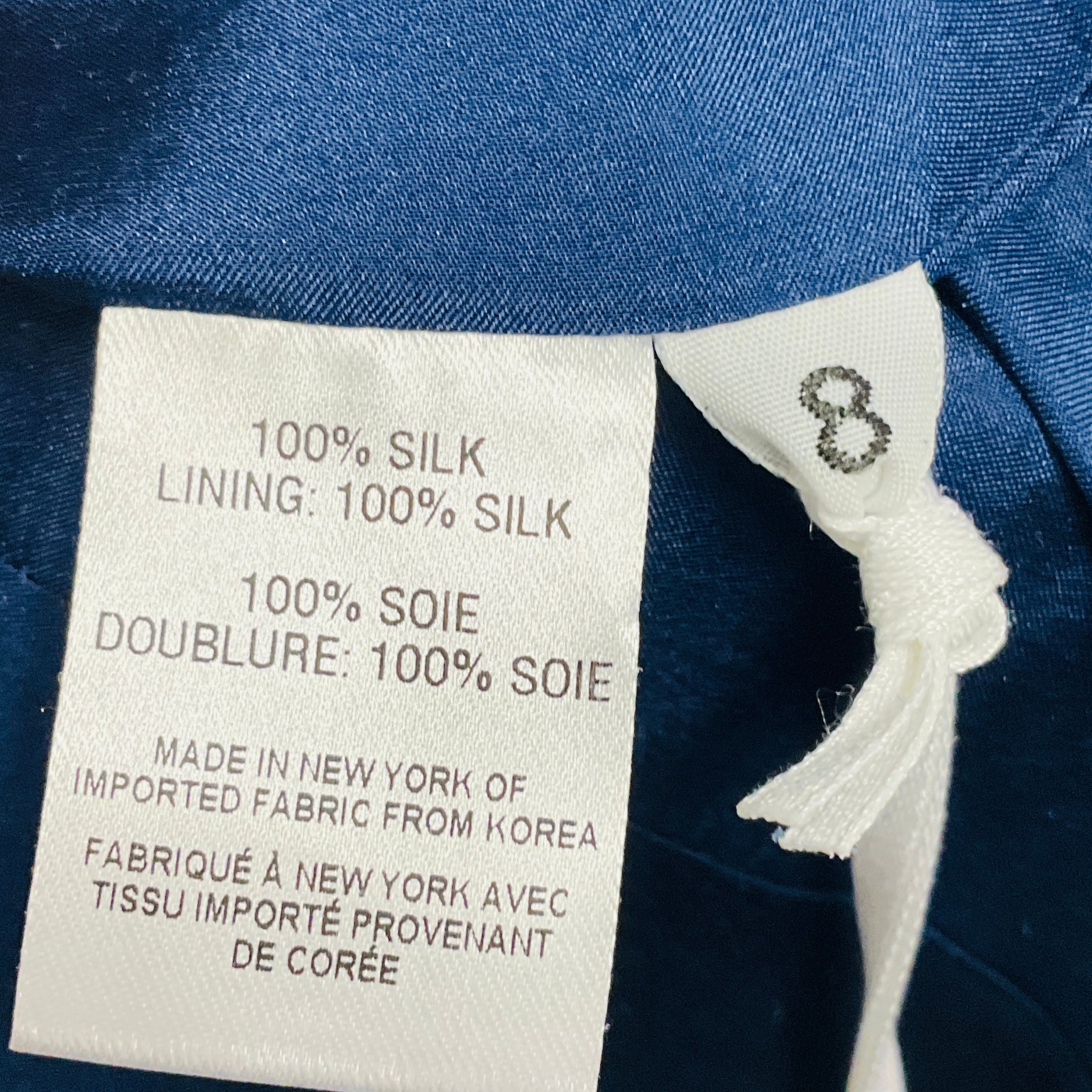 Alejandra Alonso Rojas Abel Blue Silk Blazer Jacket