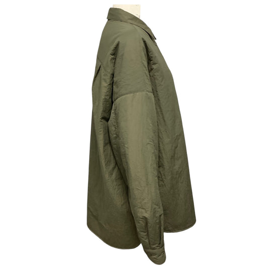 The Frankie Shop Olive Green Nylon Utility Jacket
