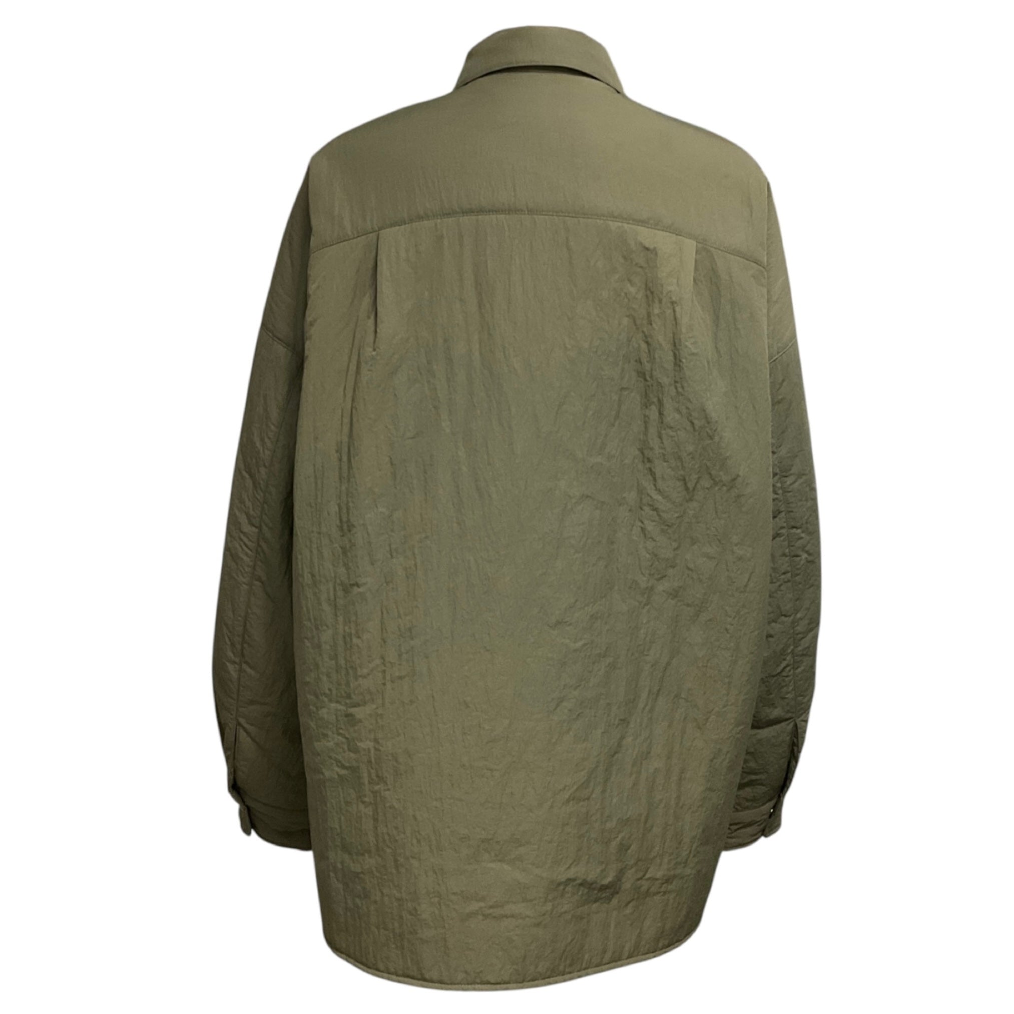 The Frankie Shop Olive Green Nylon Utility Jacket