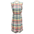Load image into Gallery viewer, Oscar de la Renta Peacock Multi 2020 Robe de Jour Tweed Day Dress
