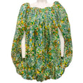 Load image into Gallery viewer, Alemais Green Multi Francis Bubble Mini Dress
