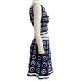 Load image into Gallery viewer, Alaia Red / White / Blue Top and Skirt Set
