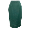 Load image into Gallery viewer, Prada Green Cotton Twill Pencil Skirt
