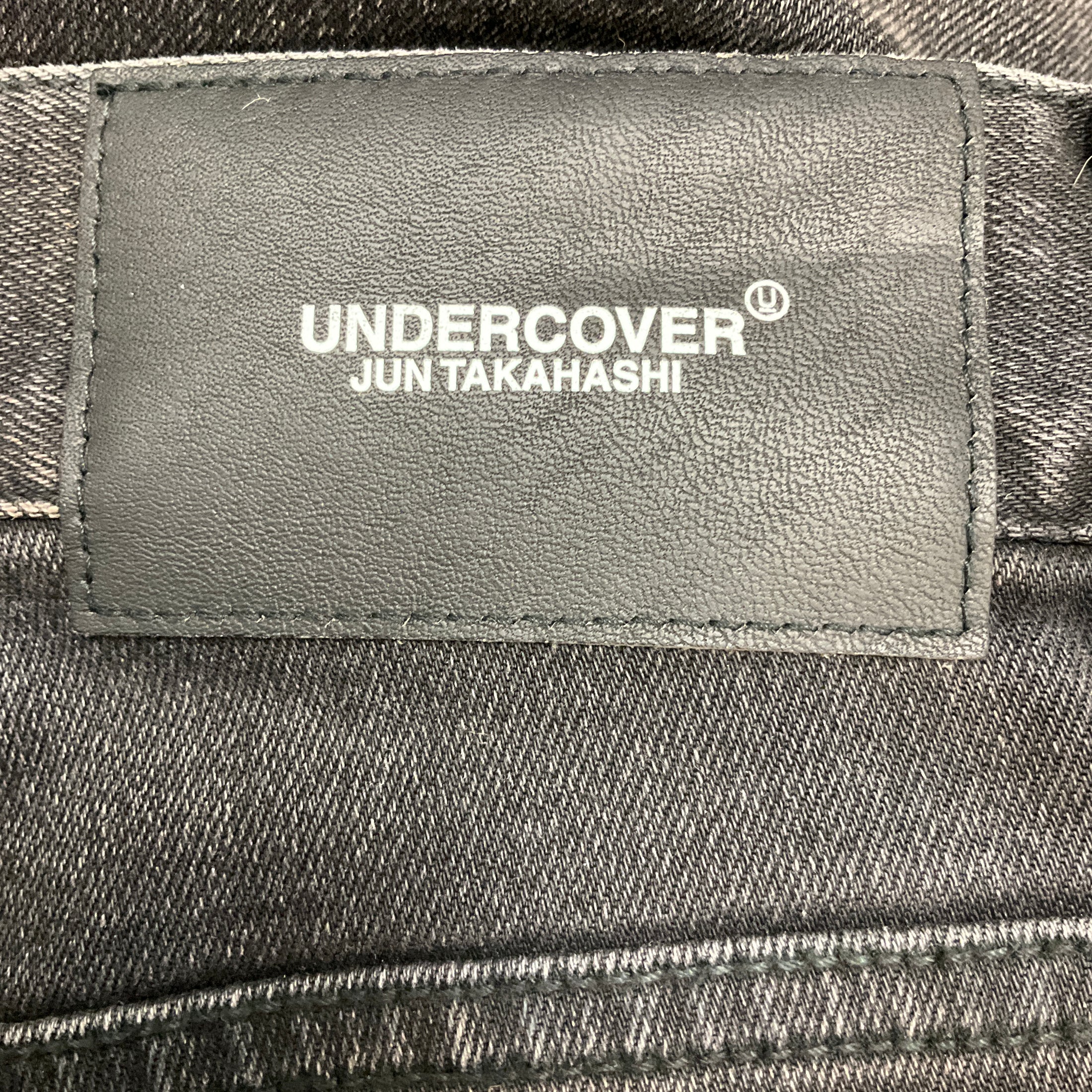 Undercover Black 2023 Rhinestone Embellished Denim Jeans