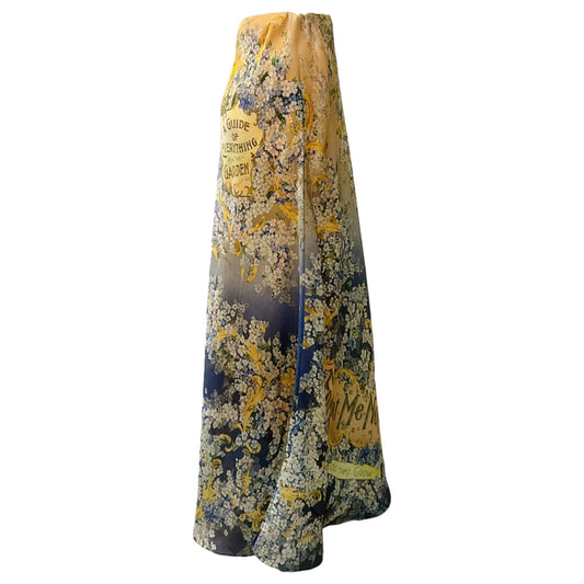 Zimmermann Multi Floral Forget Me Not Maxi Skirt