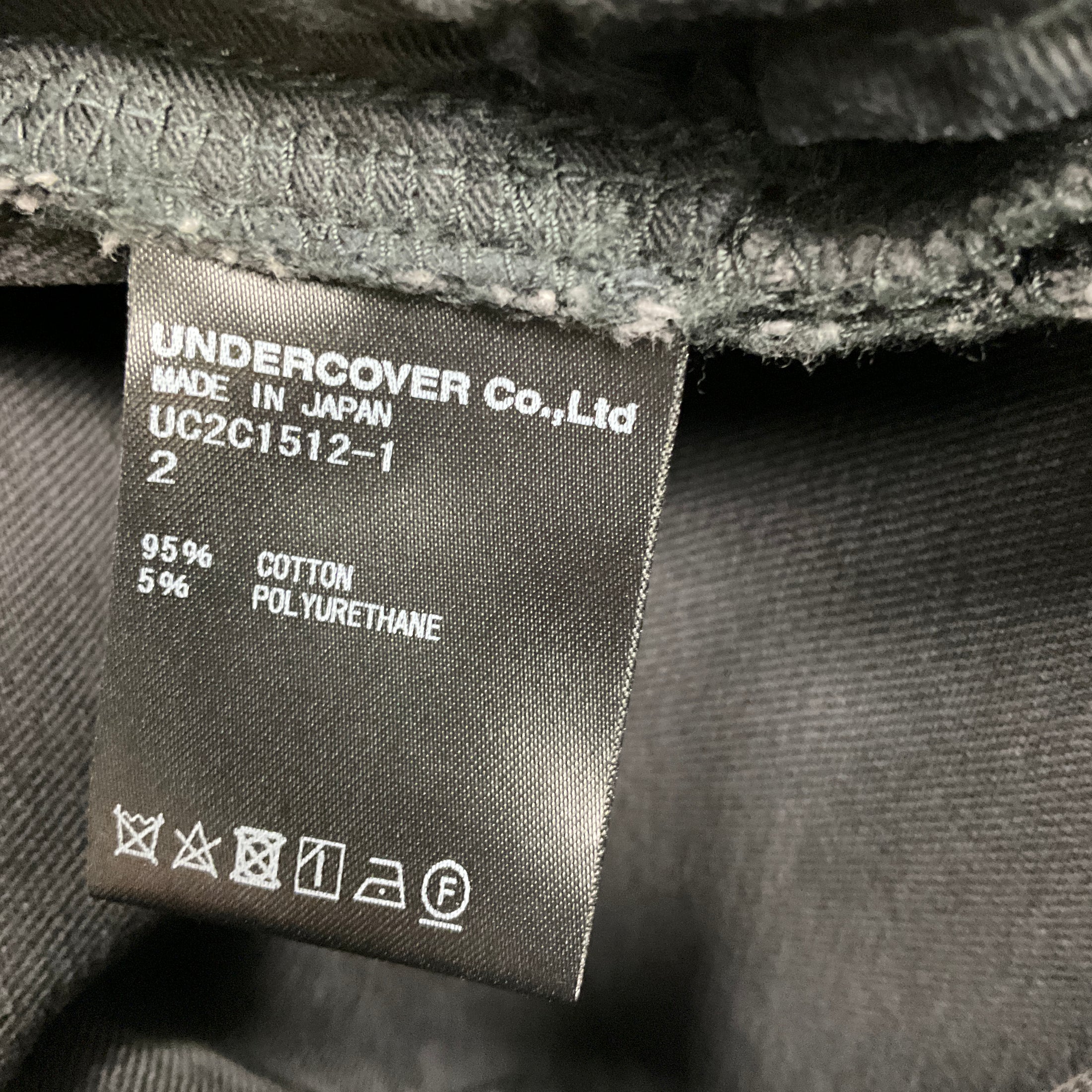 Undercover Black 2023 Rhinestone Embellished Denim Jeans