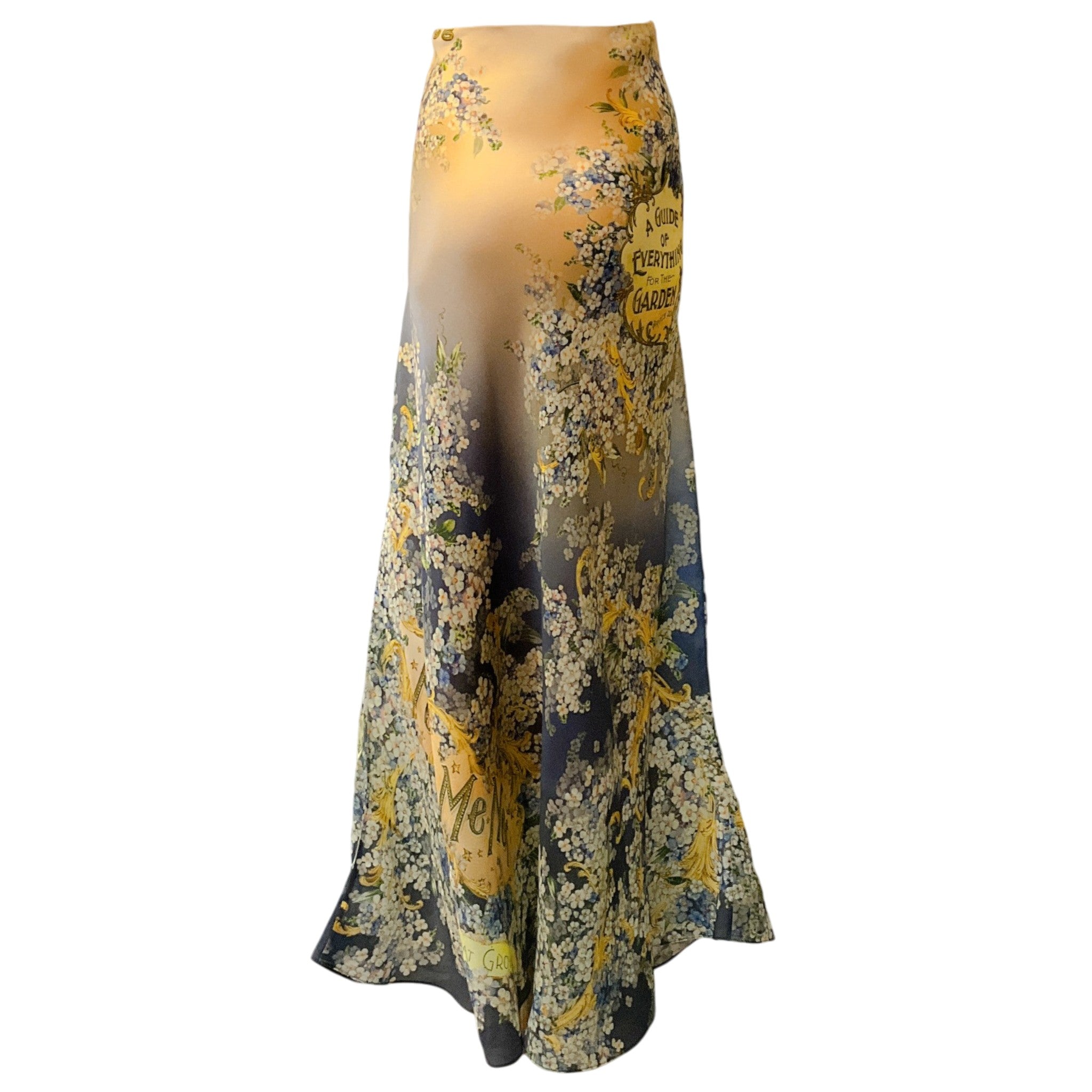 Zimmermann Multi Floral Forget Me Not Maxi Skirt