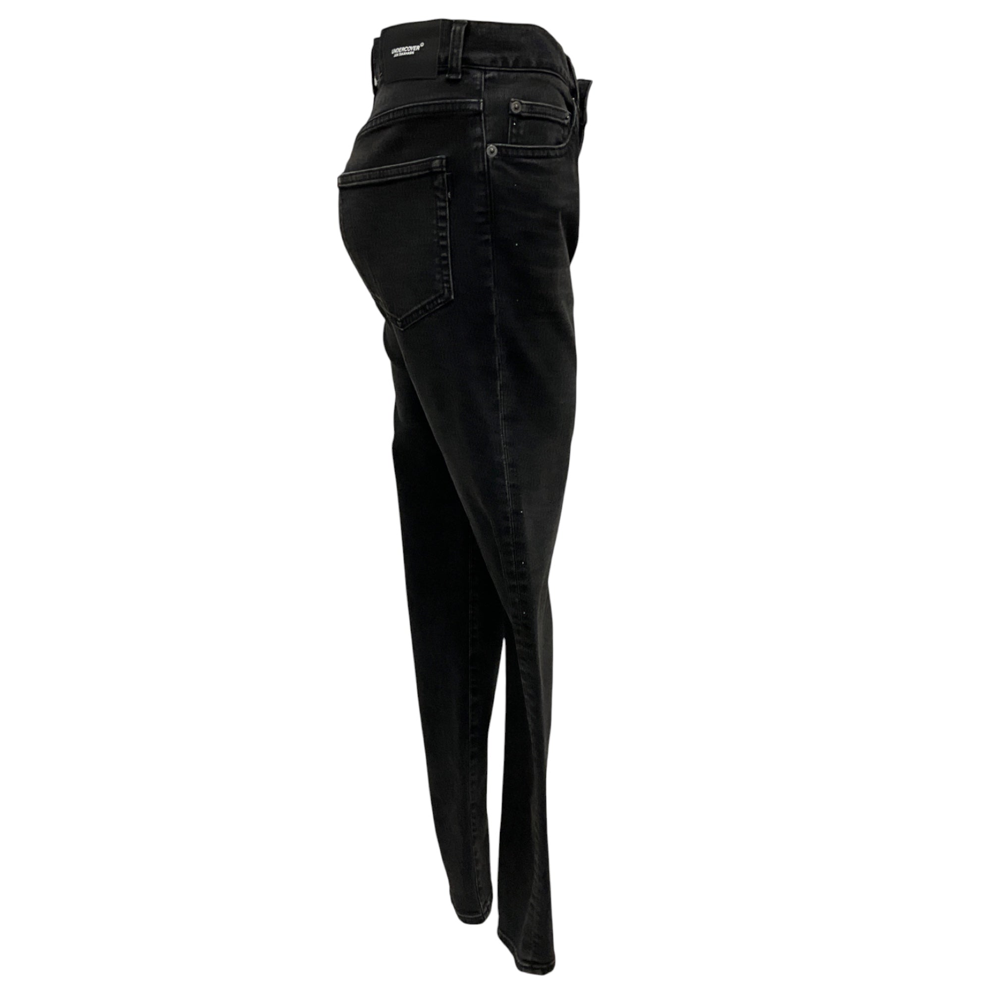 Undercover Black 2023 Rhinestone Embellished Denim Jeans