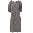 Load image into Gallery viewer, Brunello Cucinelli Navy / White Striped Dress
