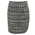 Load image into Gallery viewer, Alessandra Rich Black / White Sequin Tweed Mini Skirt
