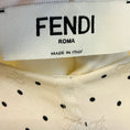 Load image into Gallery viewer, Fendi Ivory / Black Dot Print Silk Maxi Skirt
