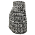 Load image into Gallery viewer, Alessandra Rich Black / White Sequin Tweed Mini Skirt
