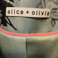 Load image into Gallery viewer, Alice + Olivia Sage Green Lana Floral Jacquard Blazer
