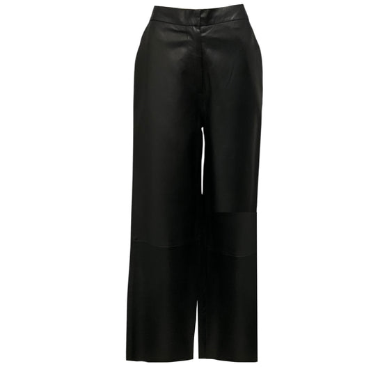 Lamarque Black Yaren Lamb Leather Pants