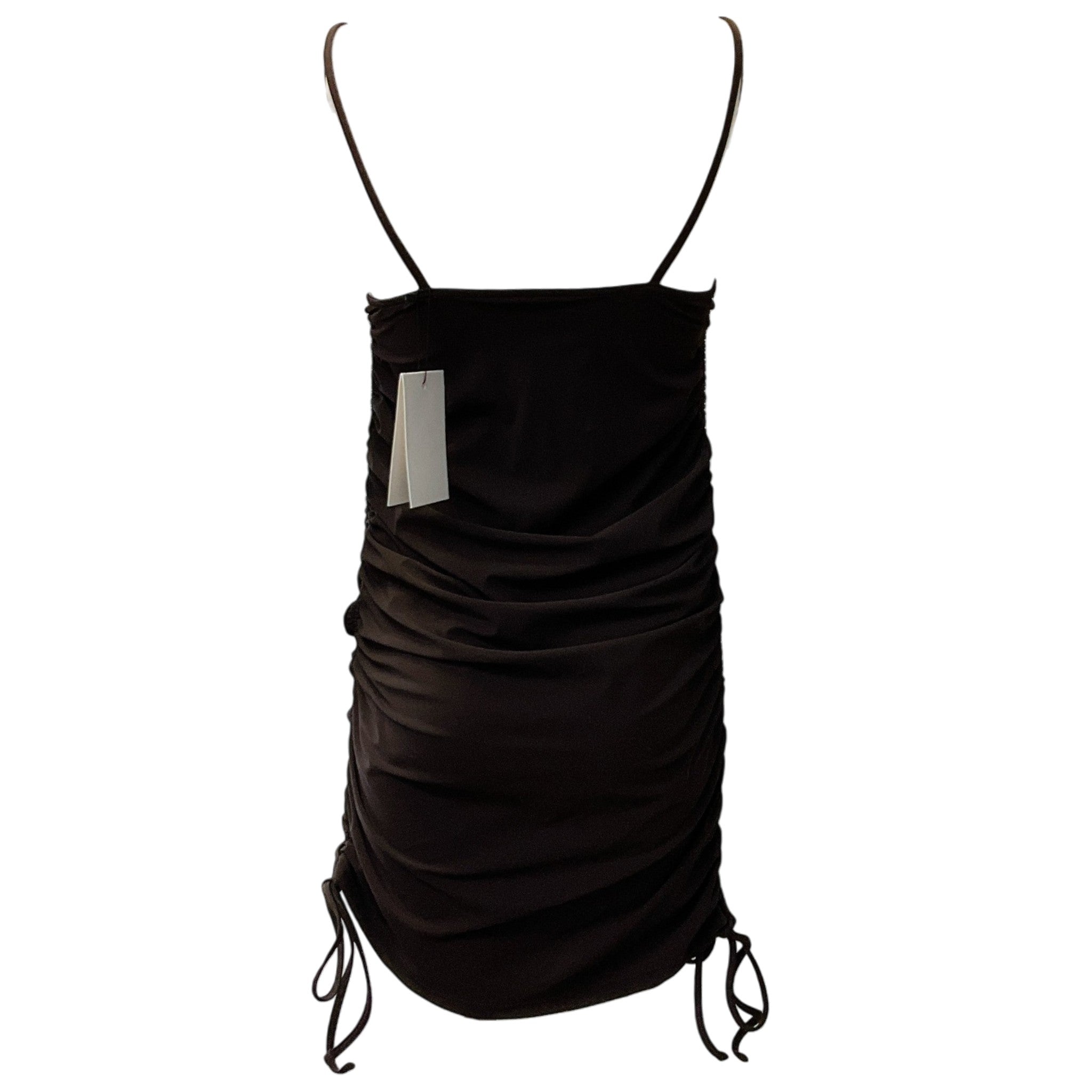 Christopher Esber Brown Ruched Mini Dress
