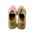 Load image into Gallery viewer, Robert Clergerie Natural / Pink Suede and Raffia Derby Platform Shoes
