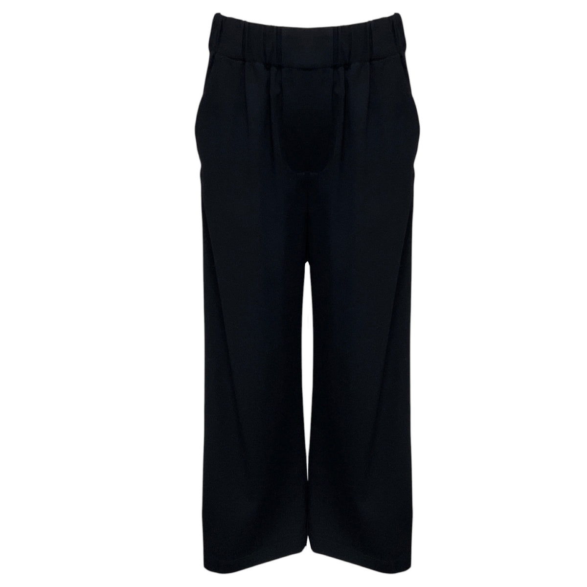 A.L.C. Navy Blue Wool Jackson Pants with Snap Buttons 