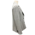 Load image into Gallery viewer, Peserico Grey Lurex Wool Flannel Blazer
