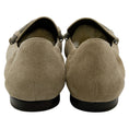 Load image into Gallery viewer, Brunello Cucinelli Taupe Suede Pointed Toe Loafers with Monili
