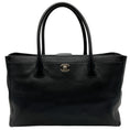 Load image into Gallery viewer, Chanel Black Leather Cerf Executive Tote Bag

