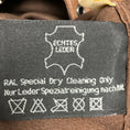 Load image into Gallery viewer, Rizal Brown Grommet and Stud Detail Zip Front Leather Jacket
