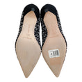 Load image into Gallery viewer, Manolo Blahnik Black / White BB 105 Circle Embroidered Pumps
