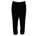 Load image into Gallery viewer, Brunello Cucinelli Black Velvet Trousers with Ankle Zippers
