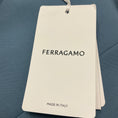 Load image into Gallery viewer, Ferragamo Denim Blue Wool Crepe Blazer
