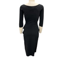 Load image into Gallery viewer, Chiara Boni La Petite Robe Black Florien Ruched Cocktail Dress
