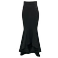 Load image into Gallery viewer, Alexandre Vauthier Black Compact Crepe Maxi Skirt
