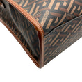 Load image into Gallery viewer, Versace Black / Brown La Greca Signature Monogram Canvas & Leather Tote Bag
