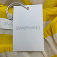 Load image into Gallery viewer, Zimmermann Yellow / Cream Stripe Alight Tie Shoulder Dress

