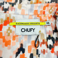 Load image into Gallery viewer, Chufy Orange Multi Romper with Tie Belt
