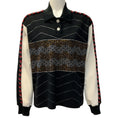 Load image into Gallery viewer, Chanel 2023 Black / Ivory Wool CC Embellished Top

