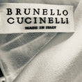 Load image into Gallery viewer, Brunello Cucinelli Ivory Sheer Silk Chiffon Long Sleeved Dress
