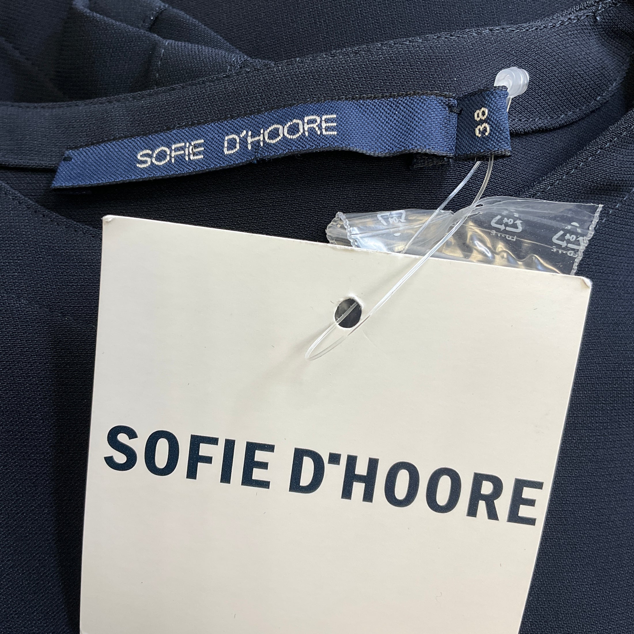 Sofie D'Hoore Night Blue Dido Viscose Crepe Midi Dress