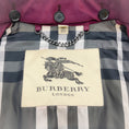 Load image into Gallery viewer, Burberry Burgundy Double Breasted Cotton Trench Coat with Removable Crystal Embellished Collar
