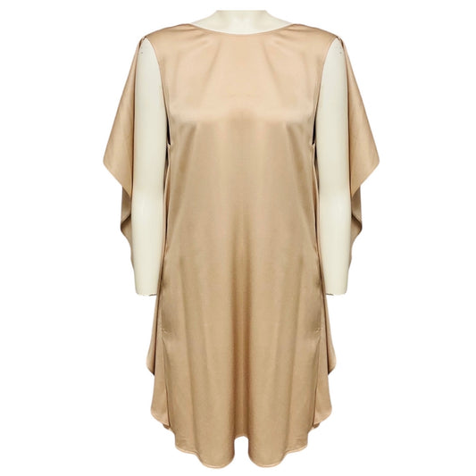 Stella McCartney Champagne Beige Desert Draped Back Sleeveless Dress