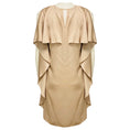 Load image into Gallery viewer, Stella McCartney Champagne Beige Desert Draped Back Sleeveless Dress

