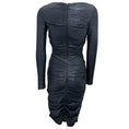 Load image into Gallery viewer, Talbot Runhof Royal Navy Metallic Long Sleeved Fitted Dress
