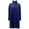 Load image into Gallery viewer, Giorgio Armani Le Collezioni Vintage Indigo Wool Mid Length Coat
