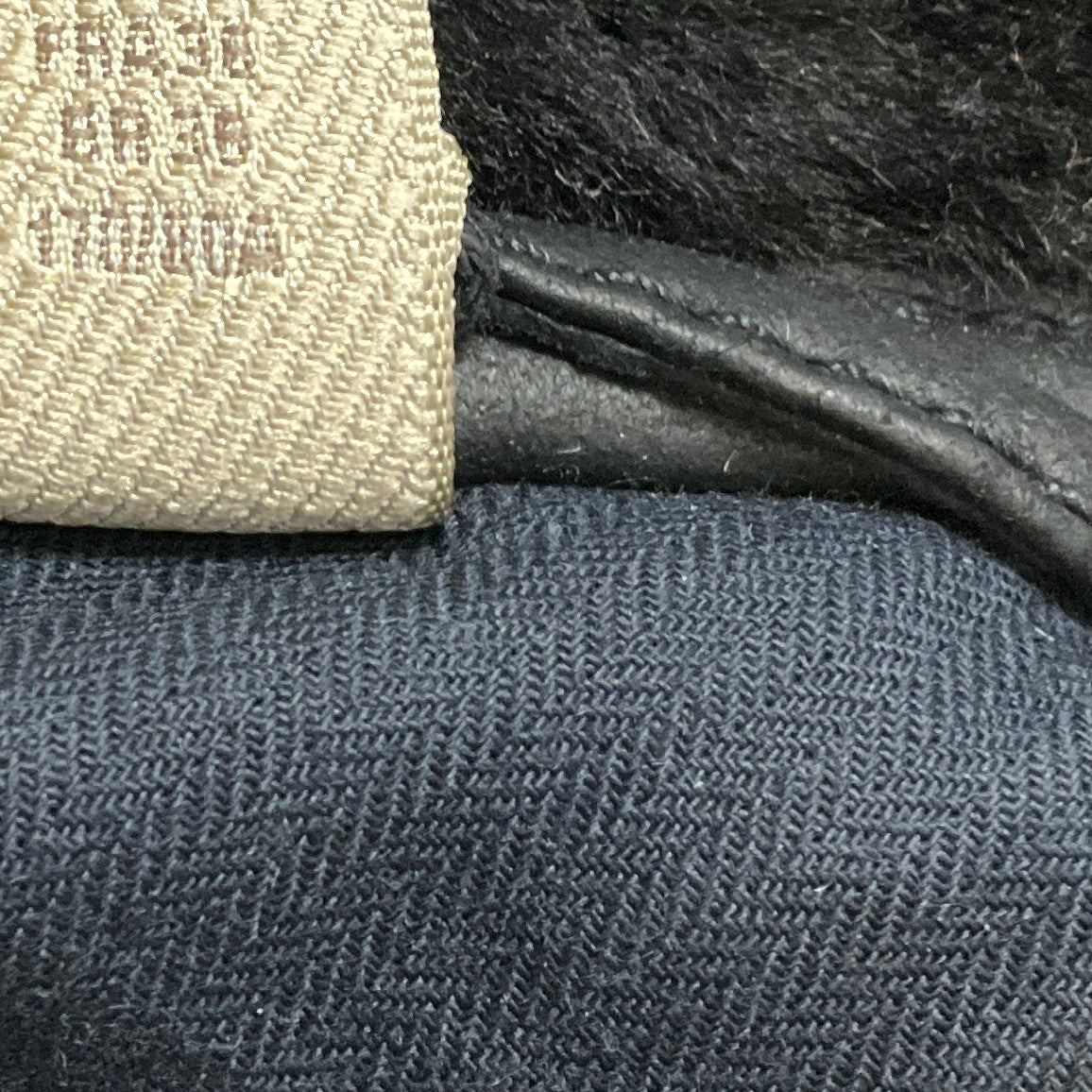 Burberry Brit Black Shearling Lined Leather Jacket with Fur Trimmed Hood