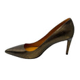 Load image into Gallery viewer, Ralph Lauren Collection Bronze Metallic Leather Pumps
