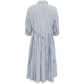 Load image into Gallery viewer, Casey Casey Blue / White Wide Striped Shirt Dress
