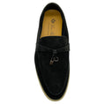 Load image into Gallery viewer, Loro Piana Black Suede Summer Charms Walk Loafers
