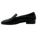 Load image into Gallery viewer, The Row Black Pebbled Leather Adam Loafers
