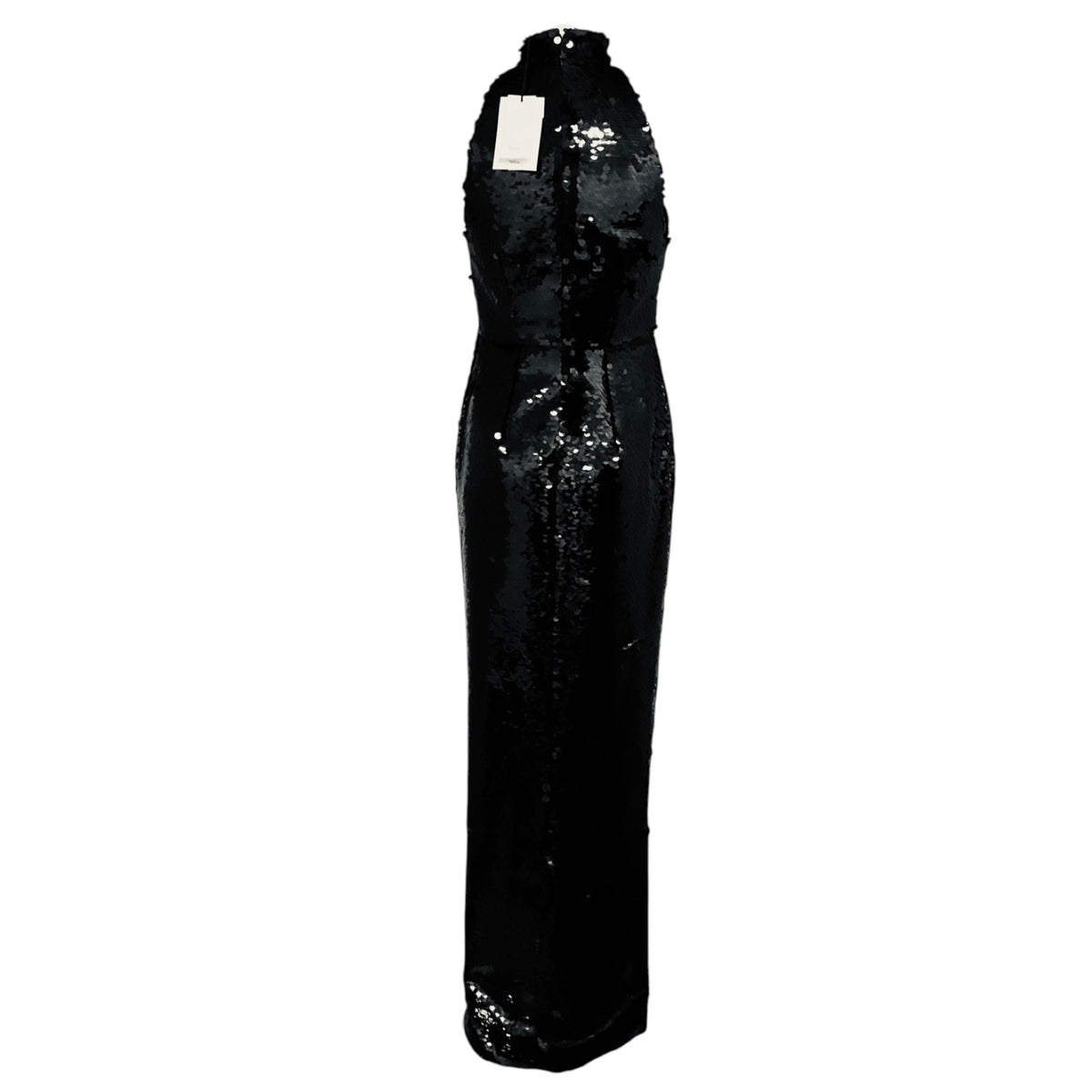 Safiyaa Black Sequined Viba Long Dress / Gown