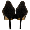 Load image into Gallery viewer, Manolo Blahnik Grey Leopard Print Suede BB 90 Pumps

